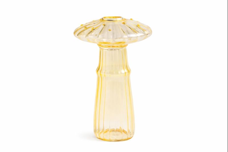 Glass Mushroom Art Piece