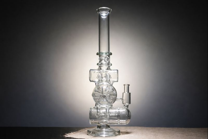 Intricate Design Glass Bong